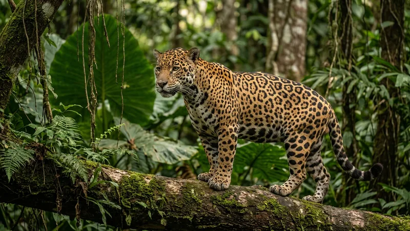 Ilustración naturalista de animales de la Amazonía alimentándose de hierbas, plantas acuáticas en amazonía