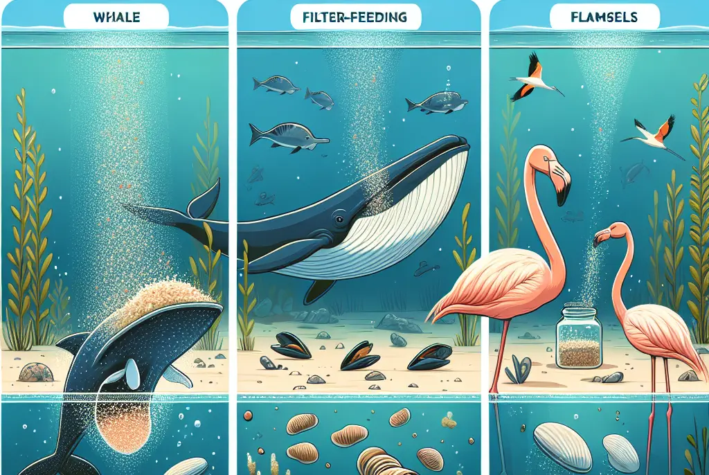 ¿Qué comen los animales filtradores?