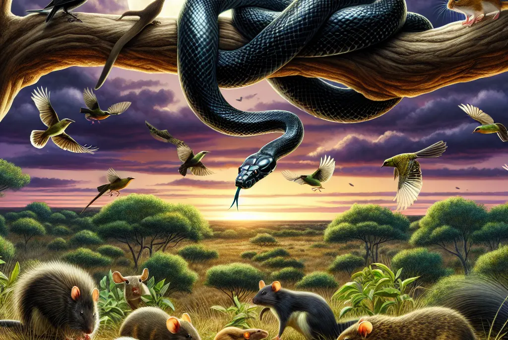 ¿Qué comen las mambas negras?