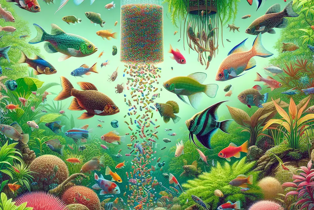 ¿Qué comen los peces de acuario?