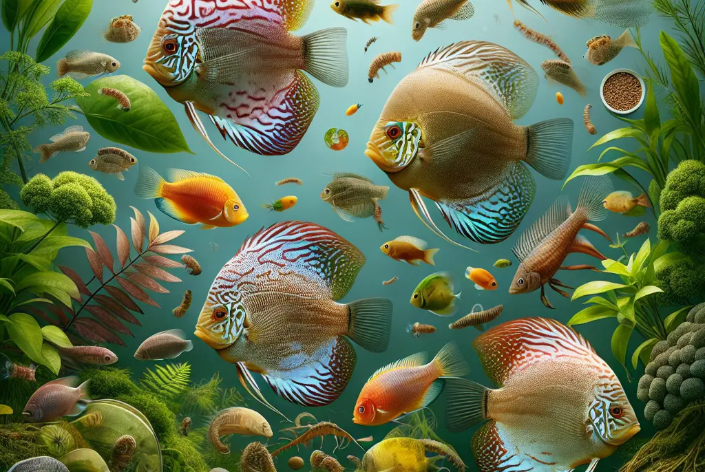 ¿Qué comen los peces disco?
