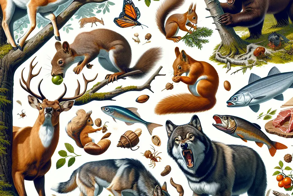 ¿Qué comen los animales de Europa?