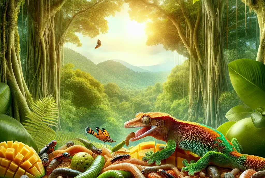 ¿Qué comen los geckos crestados?