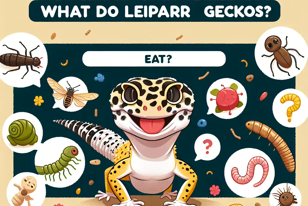 ¿Qué comen los geckos leopardo?