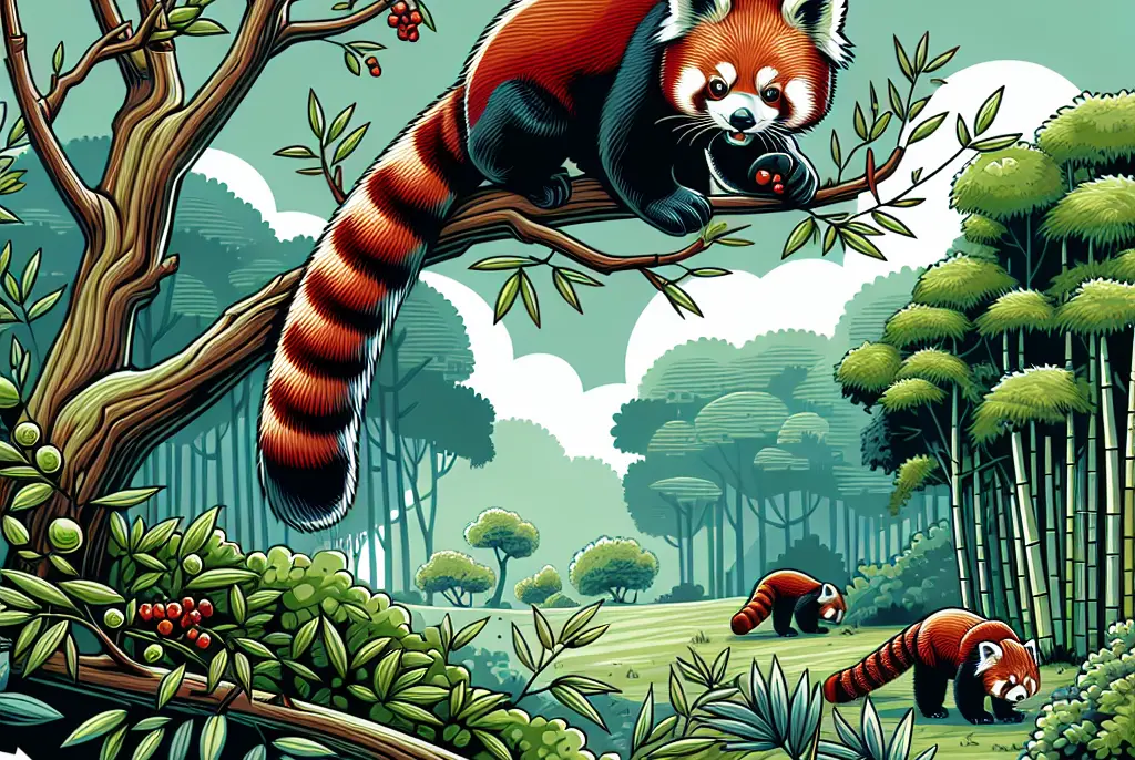 ¿Qué comen los pandas rojos?
