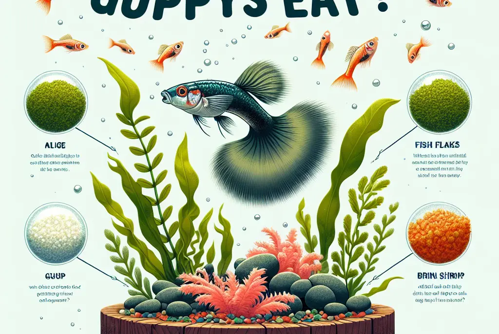 ¿Qué comen los peces guppy?