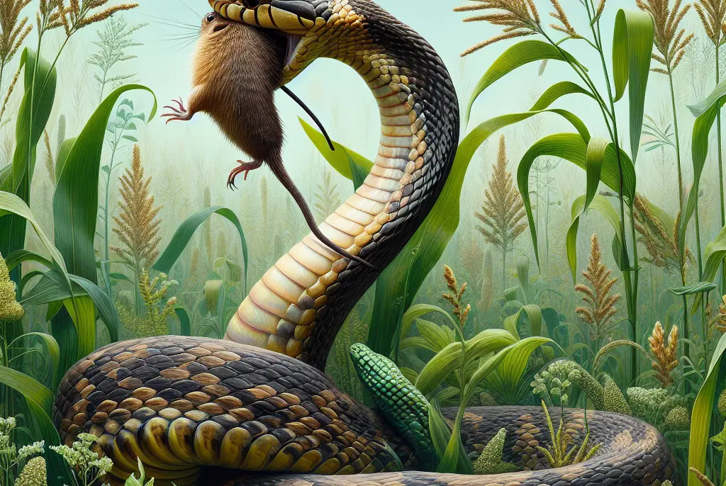 ¿Qué comen las serpientes del maíz?