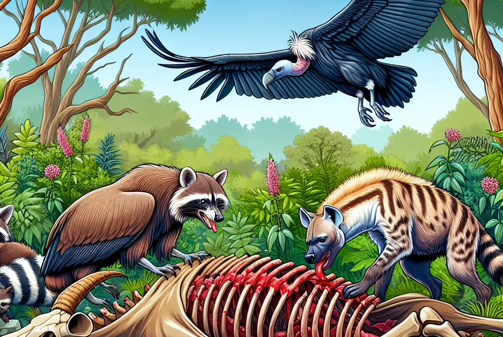 ¿Qué comen los animales carroñeros?