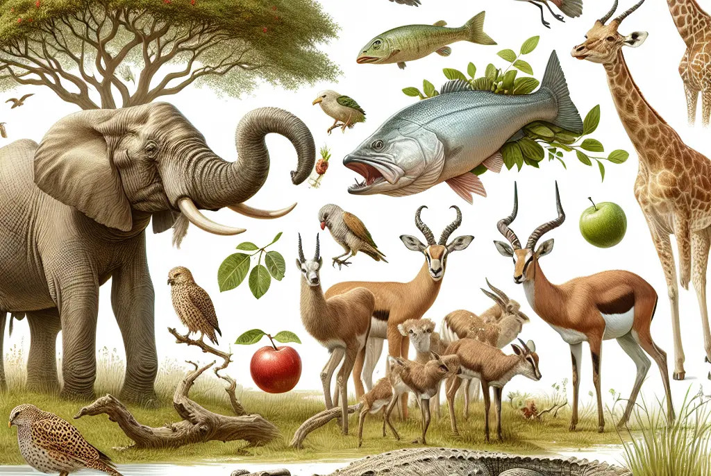 ¿Qué comen los animales de África?