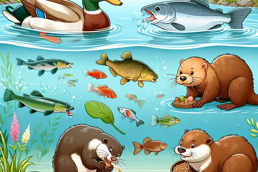 ¿Qué comen los animales de río? ¿Qué comen los animales de río?