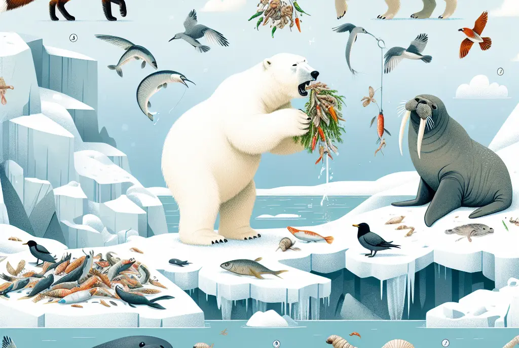 ¿Qué comen los animales del Ártico?