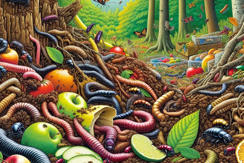 ¿Qué comen los animales detritívoros?