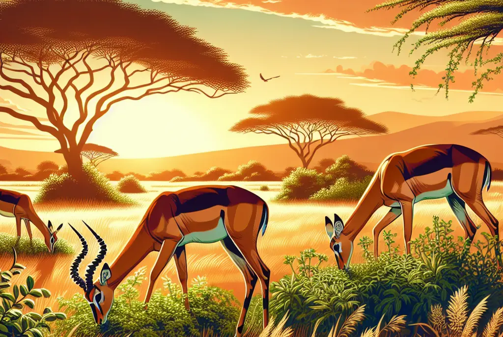 ¿Qué comen los impalas?