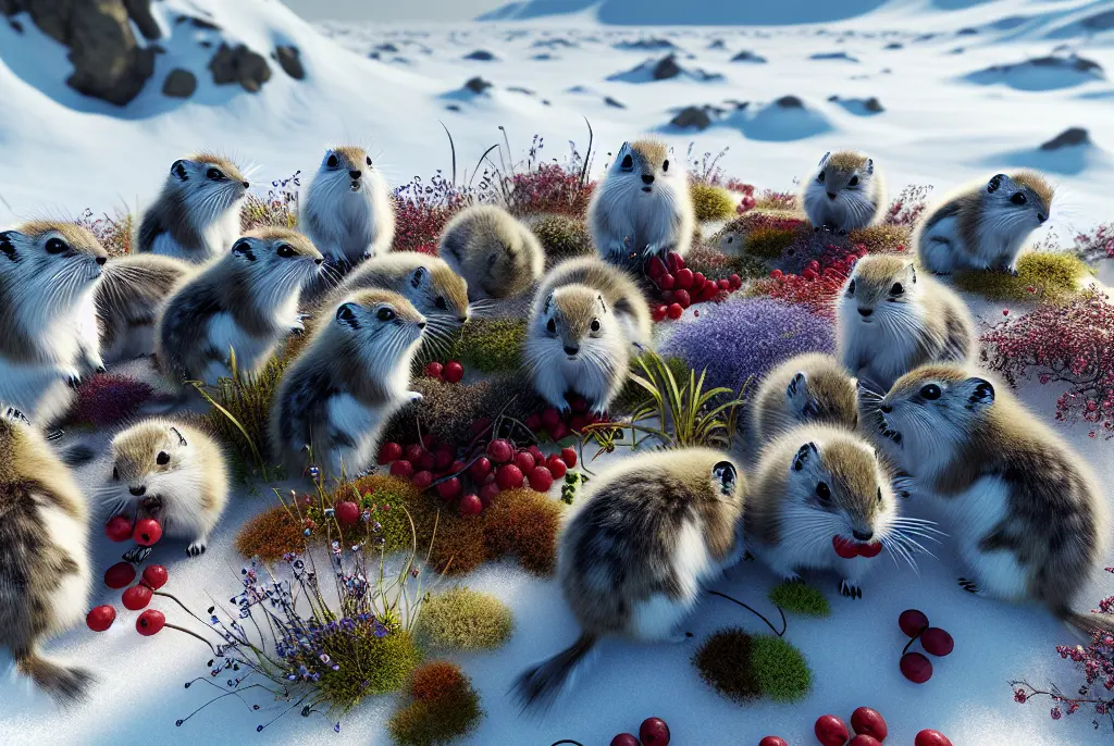 ¿Qué comen los lémmings?