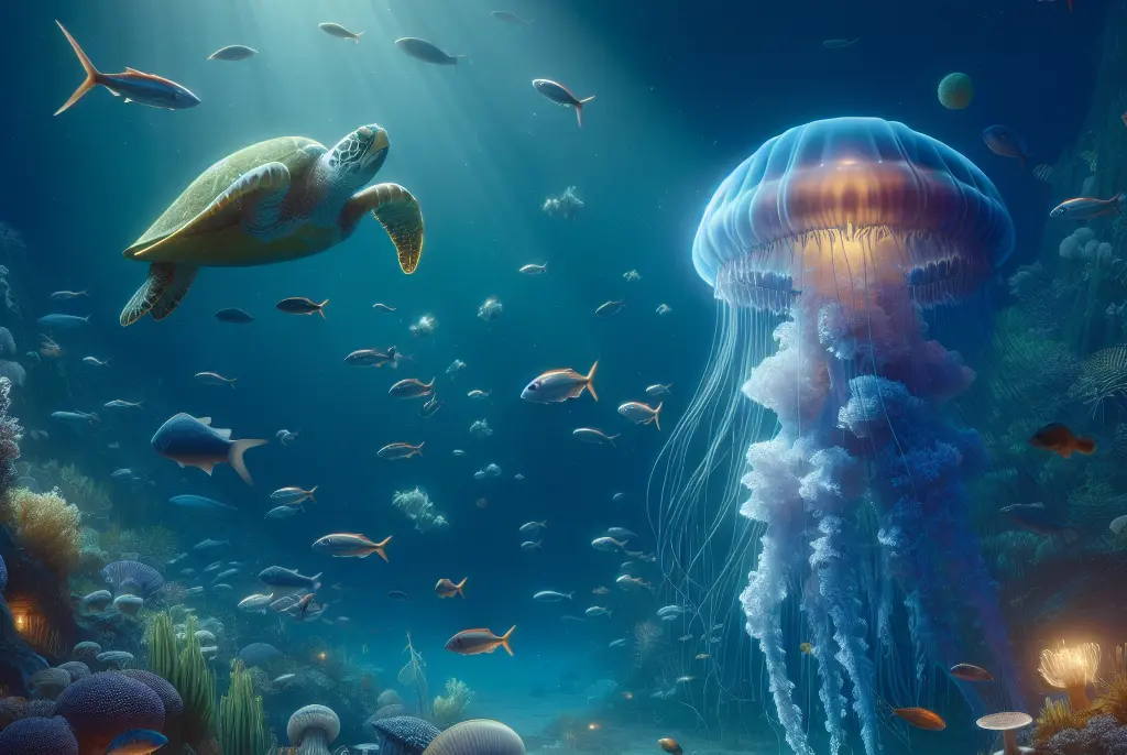 ¿Qué comen las medusas gigantes?