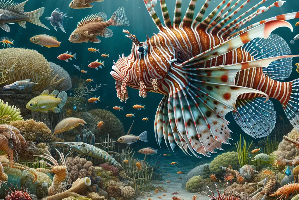 ¿Qué comen los peces león?